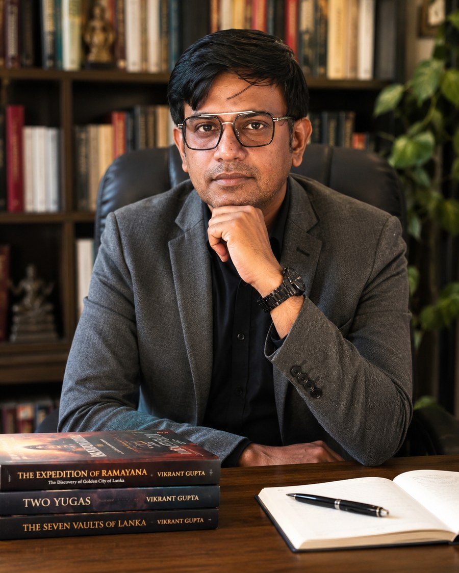 Vikrant Gupta, author of The Expedition of Ramayana